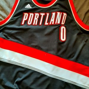Authentic Damian Lillard Jersey Adidas